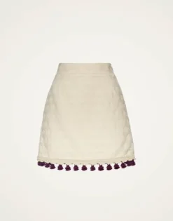 Baia Mini Skirt Embroidered