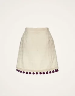 Baia Mini Skirt Embroidered