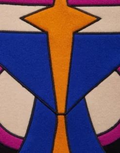 Boxy Coat Intarsia