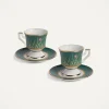 Espresso Cup & Saucer Set of 2