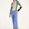 Fancy Crop Jeans (With Feathers)