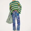 Fancy Crop Jeans (With Feathers)
