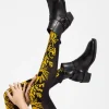 Flocked Tights