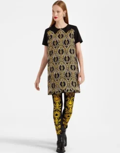 Flocked Tights