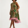 La Scala High Dress (With Feathers)