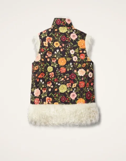 Sleeveless Folk Jacket