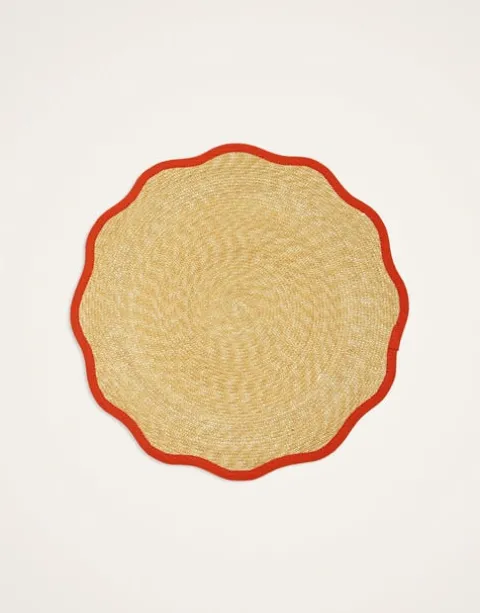 Straw Cloud Placemats Set Of 2