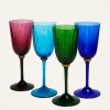 Wine Rainbow Glasses Set Of 4